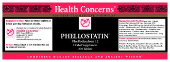 Health Concerns Phellostatin - herbal supplement