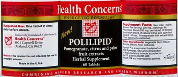 Health Concerns Polilipid - pomegranate citrus and palm fruit extracts herbal supplement