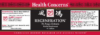 Health Concerns Regeneration - herbal supplement