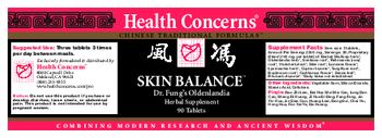Health Concerns Skin Balance - herbal supplement