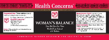 Health Concerns Woman's Balance - dan zhi xiao yao san herbal supplement