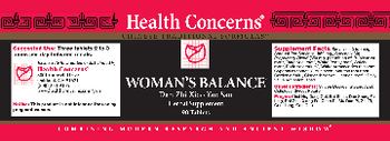 Health Concerns Woman's Balance - bupleurum peony herbal supplement