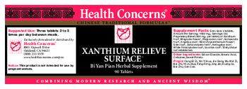 Health Concerns Xanthium Relieve Surface - bi yan pian herbal supplement