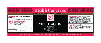 Health Concerns Yin Chao Jin - yin qiao herbal supplement