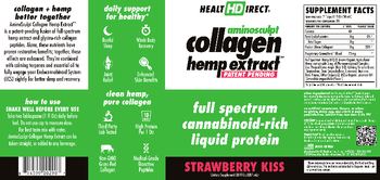 Health Direct AminoSculpt Collagen Hemp Extract Strawberry Kiss - supplement