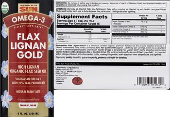 Health From The Sun Flax Lignan Gold - supplement