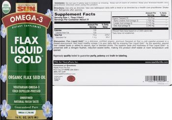 Health From The Sun Flax Liquix Gold - supplement