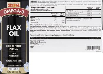 Health From The Sun Flax Oil - supplement