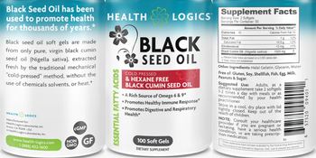 HEALTH LOGICS Black Seed Oil - supplement