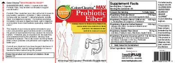 Health Plus Colon Cleanse Max Probiotic Fiber - probiotic supplement