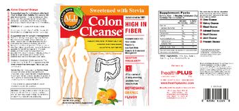 Health Plus Colon Cleanse Refreshing Orange Flavor - bulk forming supplement