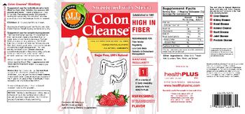 Health Plus Colon Cleanse Refreshing Strawberry Flavor - bulk forming supplement