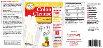 Health Plus Colon Cleanse Sugar Free Refreshing Pineapple Flavor - bulk forming supplement