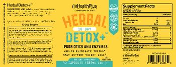 Health Plus Herbal Detox+ - supplement