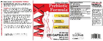 Health PLUS Inc Colon Cleanse MAX Prebiotic Formula - supplement