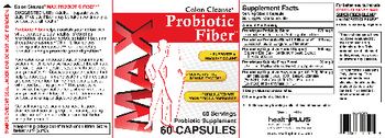 Health PLUS Inc Colon Cleanse MAX Probiotic Fiber - probiotic supplement