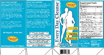 Health PLUS Inc Every Day Cleanse - herbal supplement with vitamins
