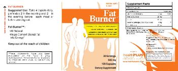 Health PLUS Inc Fat Burner - supplement