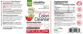 Health Plus Strawberry Colon Cleanse - bulk forming supplement