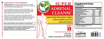 Health Plus Super Adrenal Cleanse - herbal supplement with vitamins