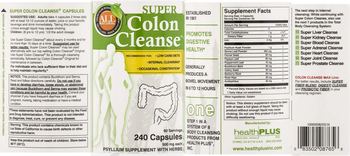 Health Plus Super Colon Cleanse - psyllium supplement with herbs