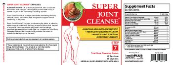 Health Plus Super Joint Cleanse - herbal supplement with vitamins