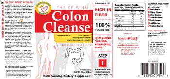 Health Plus The Original Colon Cleanse - bulk forming supplement