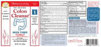 Health Plus The Original Colon Cleanse - fiber laxative supplement