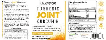 Health Plus Turmeric Joint Curcumin - supplement
