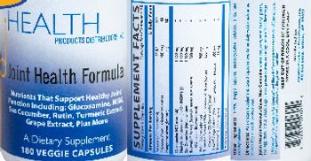 Health Products Distributors Joint Health Formula - supplement