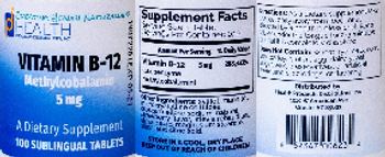 Health Products Distributors Vitamin B-12 5 mg - supplement