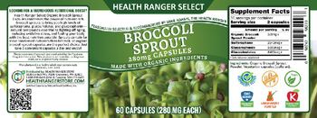 Health Ranger Select Broccoli Sprout - supplement