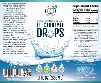 Health Ranger Select Electrolyte Drops - supplement