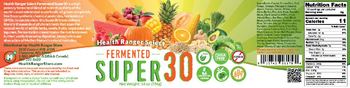 Health Ranger Select Fermented Super 30 - supplement