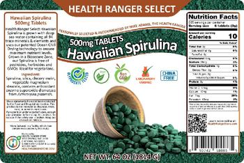 Health Ranger Select Hawaiian Spirulina - supplement