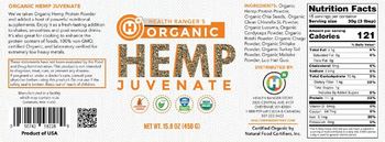 Health Ranger Select Organic Hemp Juvenate - supplement