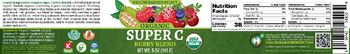 Health Ranger Select Organic Super C Berry Blend - supplement