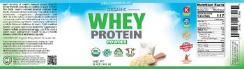 Health Ranger Select Organic Whey Protein Powder - supplement
