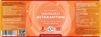 Health Ranger's Hawaiian Astaxanthin - supplement