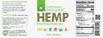 Health Ranger's Organic Hemp Protein Powder - supplement