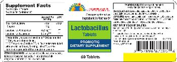 Health Star Lactobacillus Tablets - probiotic supplement