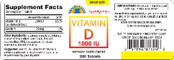 Health Star Vitamin D 1000 IU - supplement