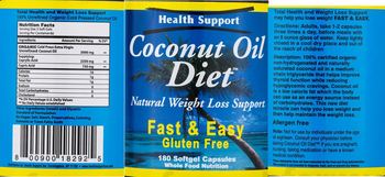 Health Support Coconut Oil Diet - 