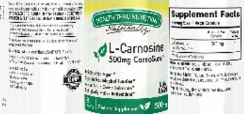 Health Thru Nutrition L-Carnosine 500 mg CarnoSure - supplement