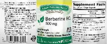 Health Thru Nutrition Naturally Berberine HCl 500 mg - supplement