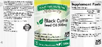 Health Thru Nutrition Naturally Black Cumin Seed Oil 500 mg - supplement