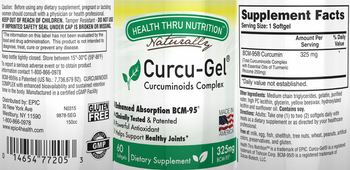 Health Thru Nutrition Naturally Curcu-Gel - supplement