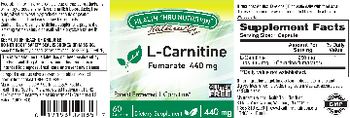 Health Thru Nutrition Naturally L-Carnitine Fumarate 440 mg - supplement