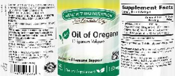 Health Thru Nutrition Naturally Oil of Oregano 150 mg - supplement