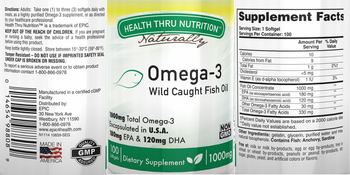 Health Thru Nutrition Naturally Omega-3 - supplement